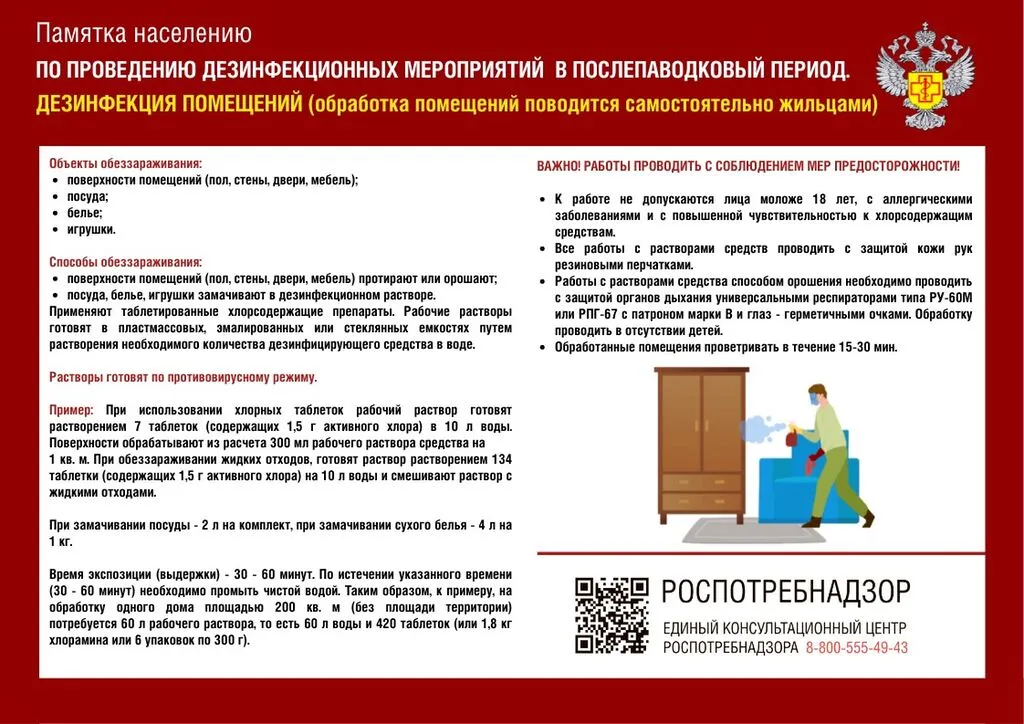 Дезинфекция помещений