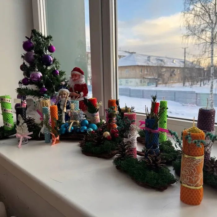 Мастер-класс по созданию рождественских свечей!